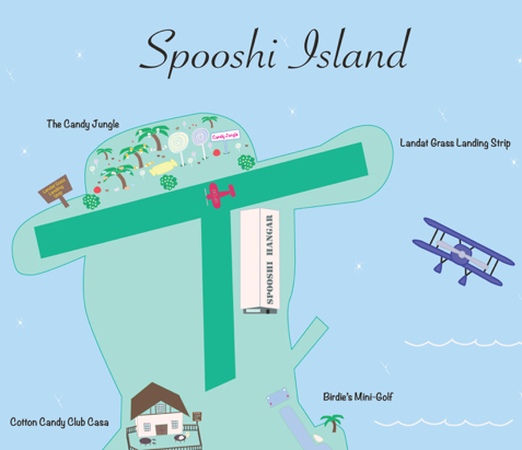 Spooshi Island Today
